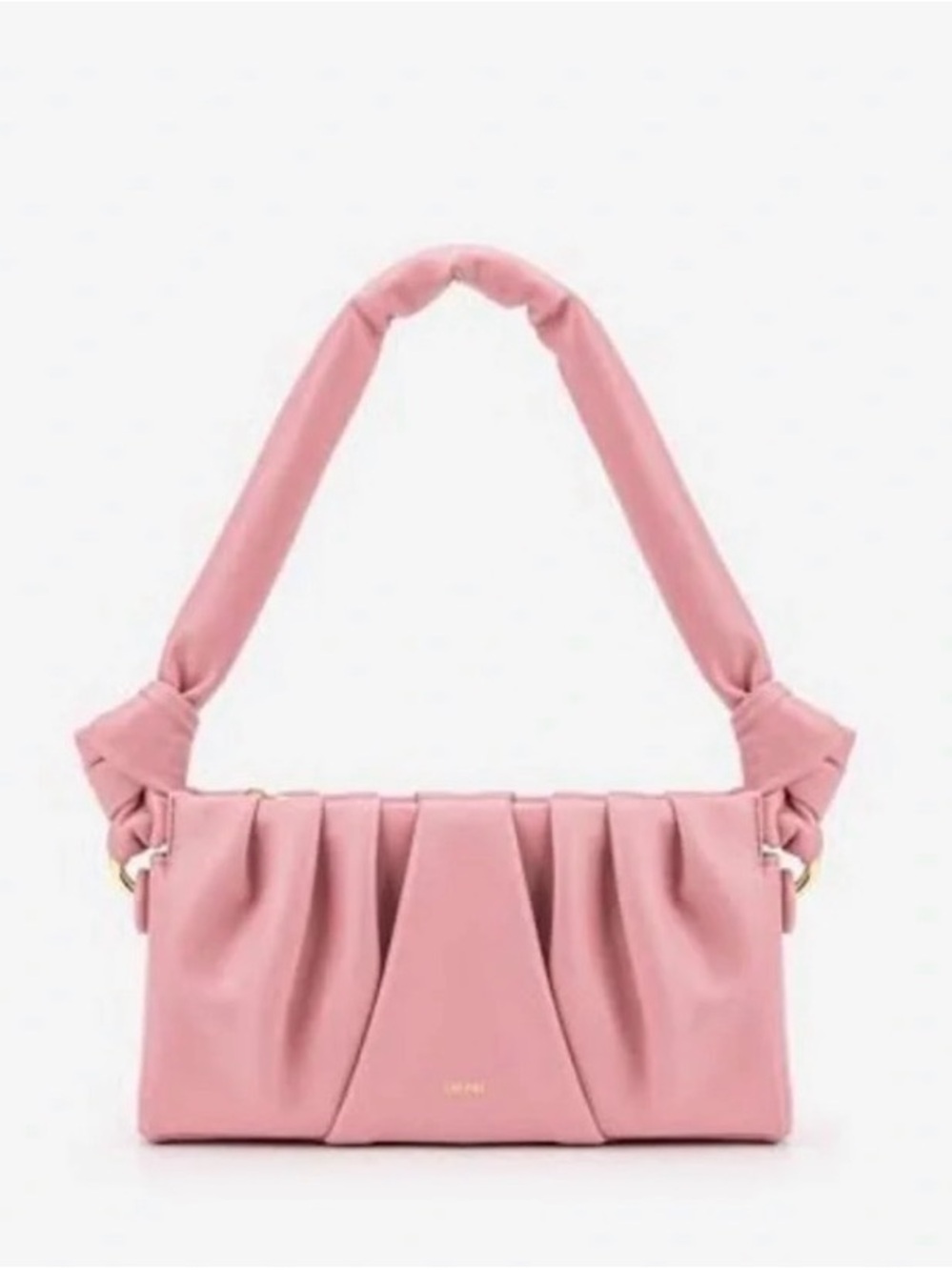 JW PEI Pink Pleated Shoulder Bag